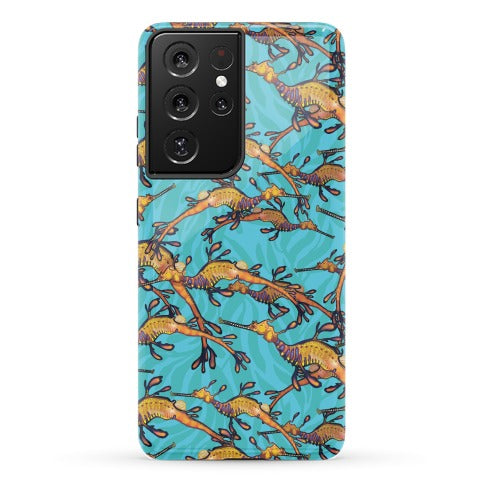 Weedy Sea Dragon Nautical Pattern Phone Case